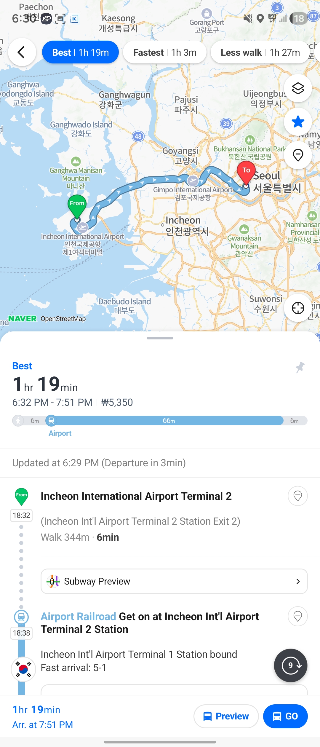 公交路线详情